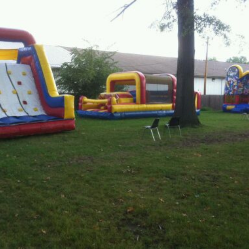 Inflatables outside