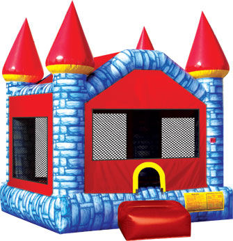 Camelot Castle Blue/Red Inflatable Bounce House