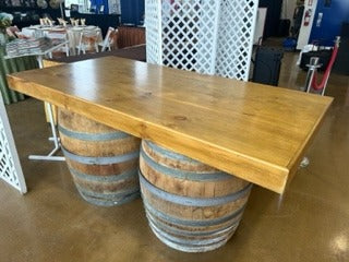 Table, Whiskey Barrel Table Top