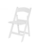 White Resin Folding Chair