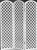 Arched Top Room Divider Panels White Lattice
