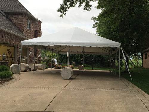 canopy tent white 20X20 White Frame Canopy Tent - Springfield, IL