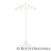 Candelabra, 7 Branch White