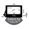 Inflatable Movie Screen 16'x9'
