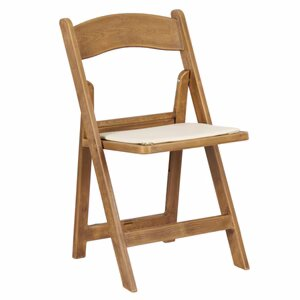 CHESTNUT RESIN FOLDING CHAIR