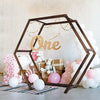 Wooden Hexagon Arch