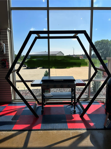 Wooden Hexagon Arch
