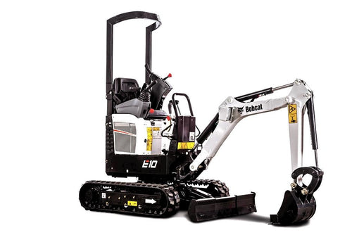 Bobcat E10 Mini Excavator 6' Dig Depth