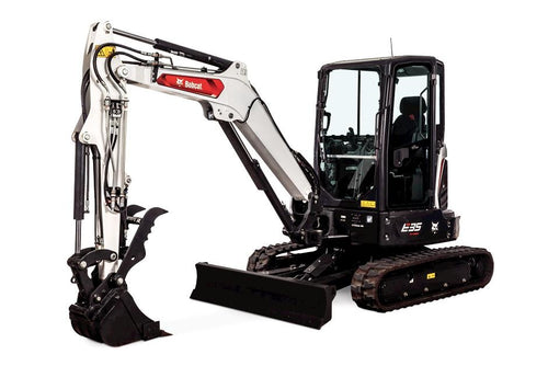 Bobcat E35 Mini Excavator 10' Dig Depth