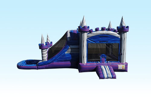 Castle Combo Sapphire Inflatable Bounce House