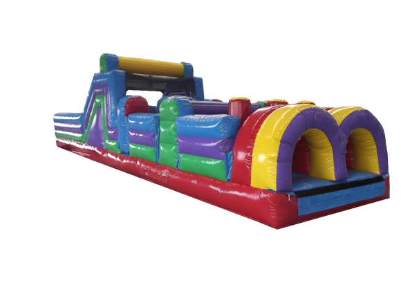 40' Obstacle Course Inflatable Bounce House