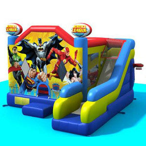 Justice League C7 Combo Inflatable Bounce House