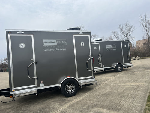 Restroom, 2 stall luxury trailer