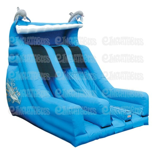 Super Splash Double Water Slide Inflatable Bounce House